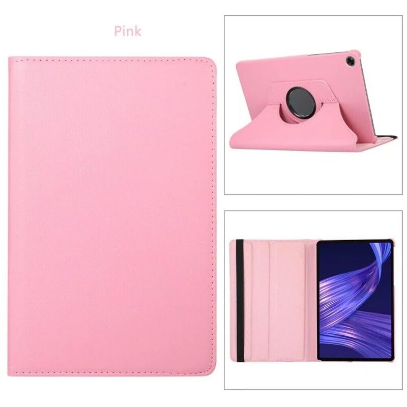 Housse Galaxy Tab A11 8.7 SM-X133 protectrice rotative rose - 2