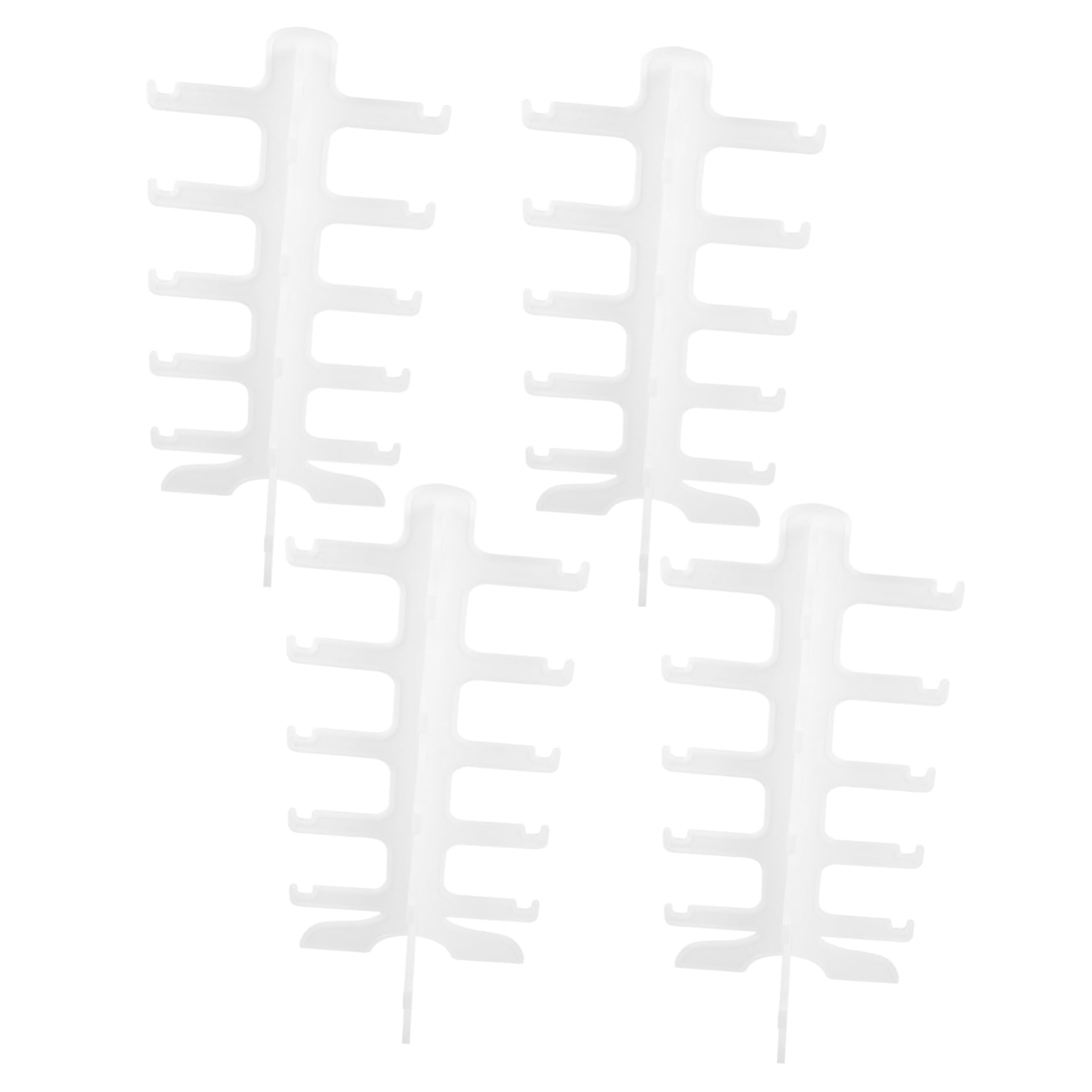 Cabilock Elegant 5-layer Plastic Eyeglasses Display Stand Sunglasses Holder Shop Counter Display Random