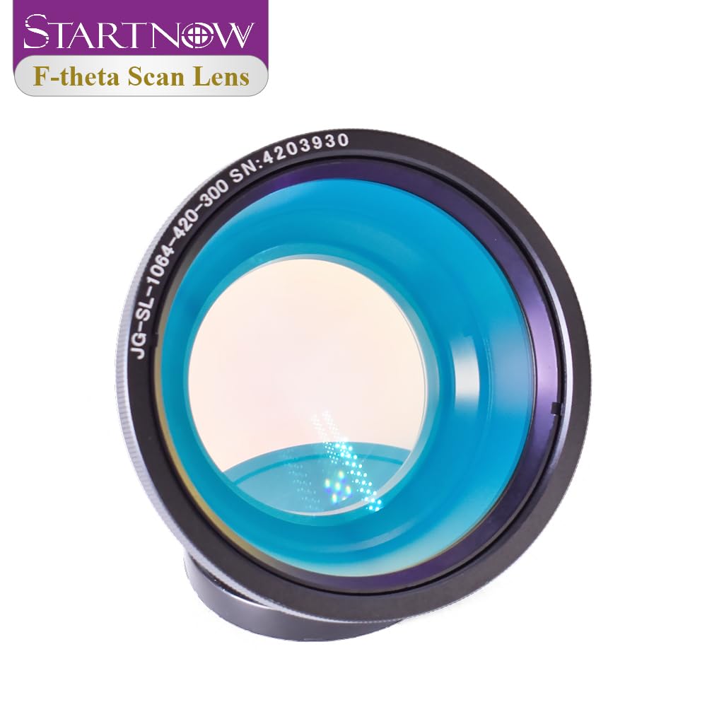 Startnow F-Theta Laser Field Scan Lens 110X110 175X175 do części maszyn do znakowania laserowego 1064nm YAG ((1064nm M85) 220x220 F330)