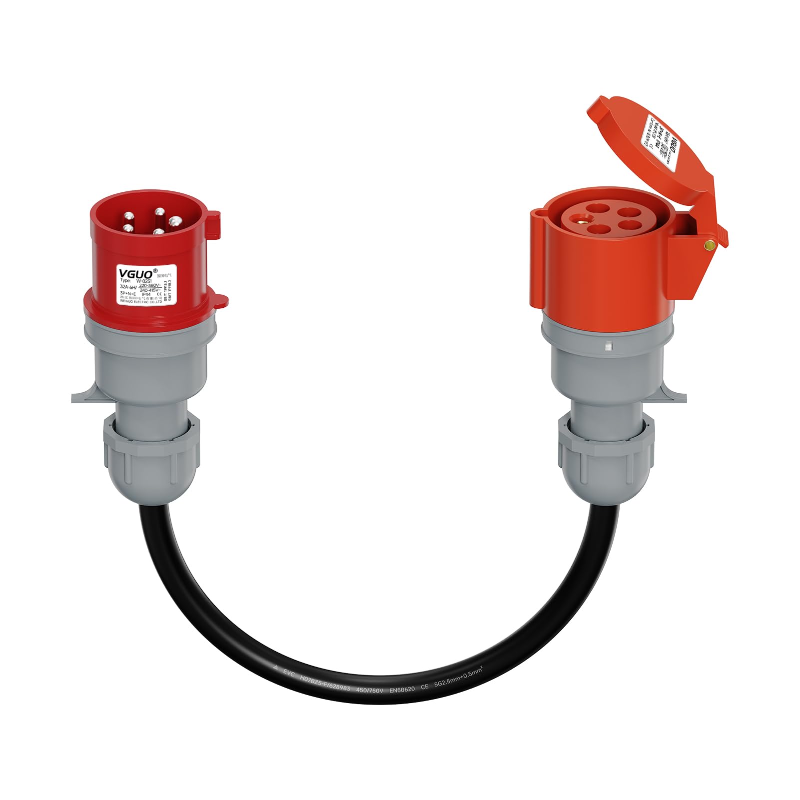 Adaptador Cee Para Exteriores De 32 A Hembra A 16 A De 5 Pin | Cuotas