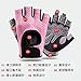 keynoyin Men's and Women's Spring and Summer Outdoor Anti-Skid Half-Finger Fitness Gloves, Thin Sports Cycling Gloves - Snail Style - Gray-M