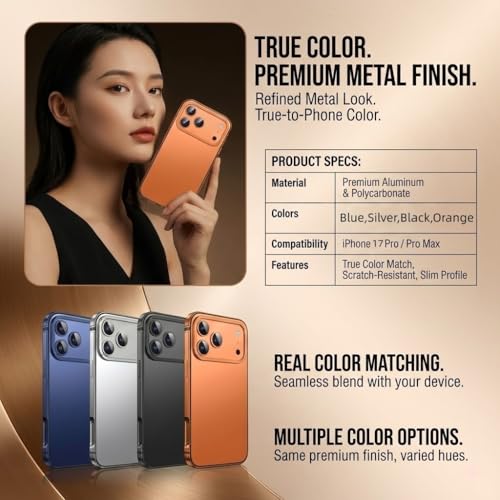 Coque aluminium iPhone 17 Pro Max cadre silicone souple anti-choc et gris - 2