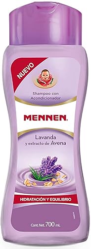 Mennen Champú con acondicionador para Bebé con extracto de Lavanda y Avena 23.7 fl oz