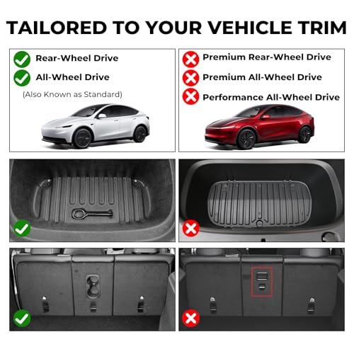 Image of Floor Mats for 2025 2026 2027 Tesla Model Y Standard Juniper