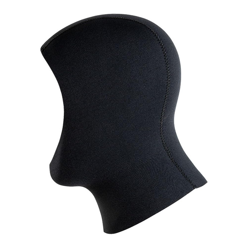Cappuccio in Neoprene 3 mm 5 mm per Immersioni Subacquee Snorkeling Surf Nuoto L/XL Nero