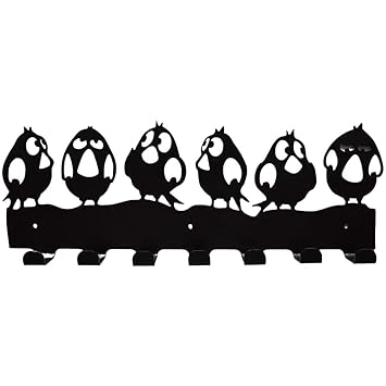 Cloth Hanger | Keychain Hanger | Birds Theme Hanger | All Metal Rust-Proof and Durable Cloth/Keychain/Accessories Hanger | Can Hold Upto 20 KGS