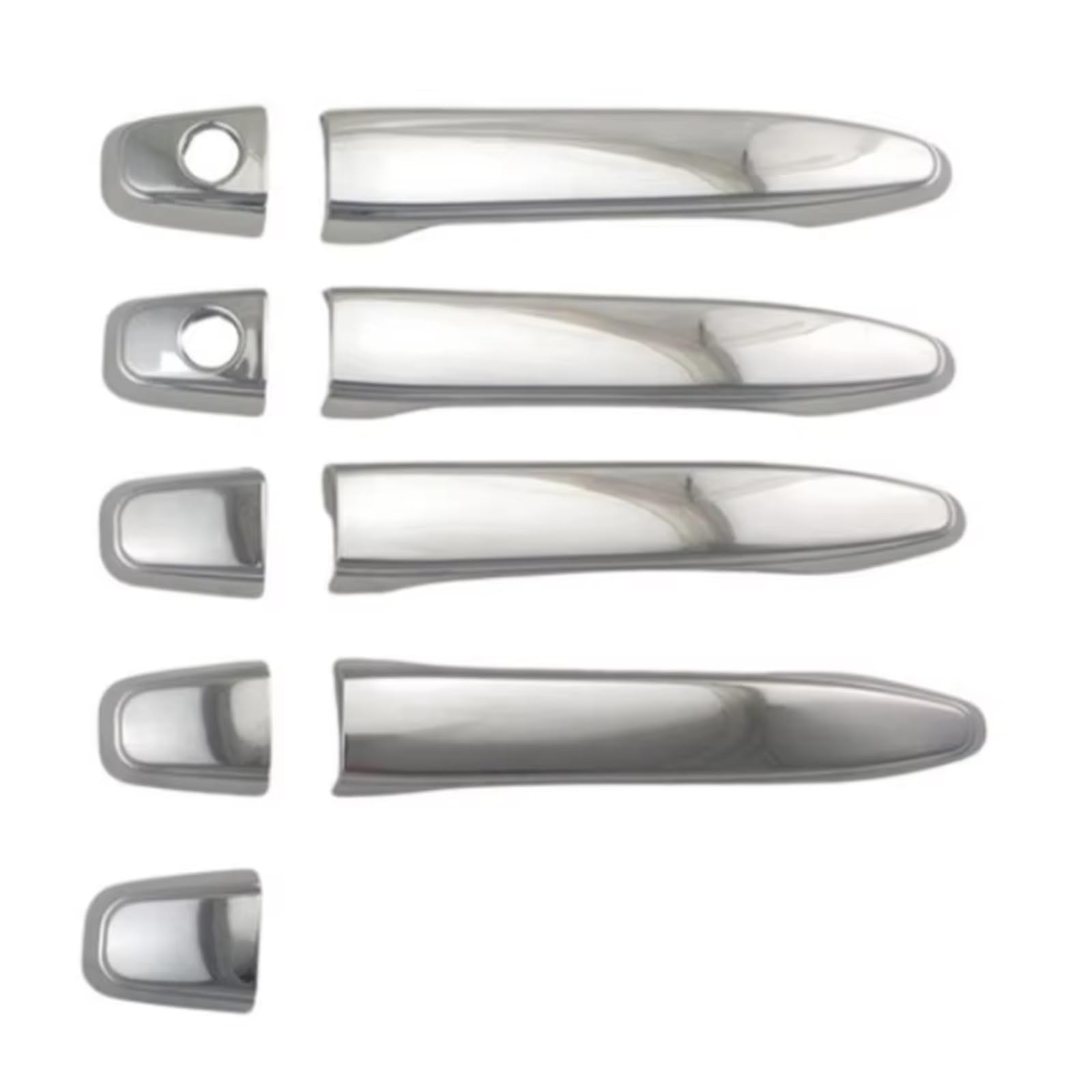 JJRFVBGT Door Handle Trim Compatible with Toyota for 4Runner 2003 2004 2005 2006 2007 2008 2009 ABS Decorate Trim Car Exterior Door Handle Housing