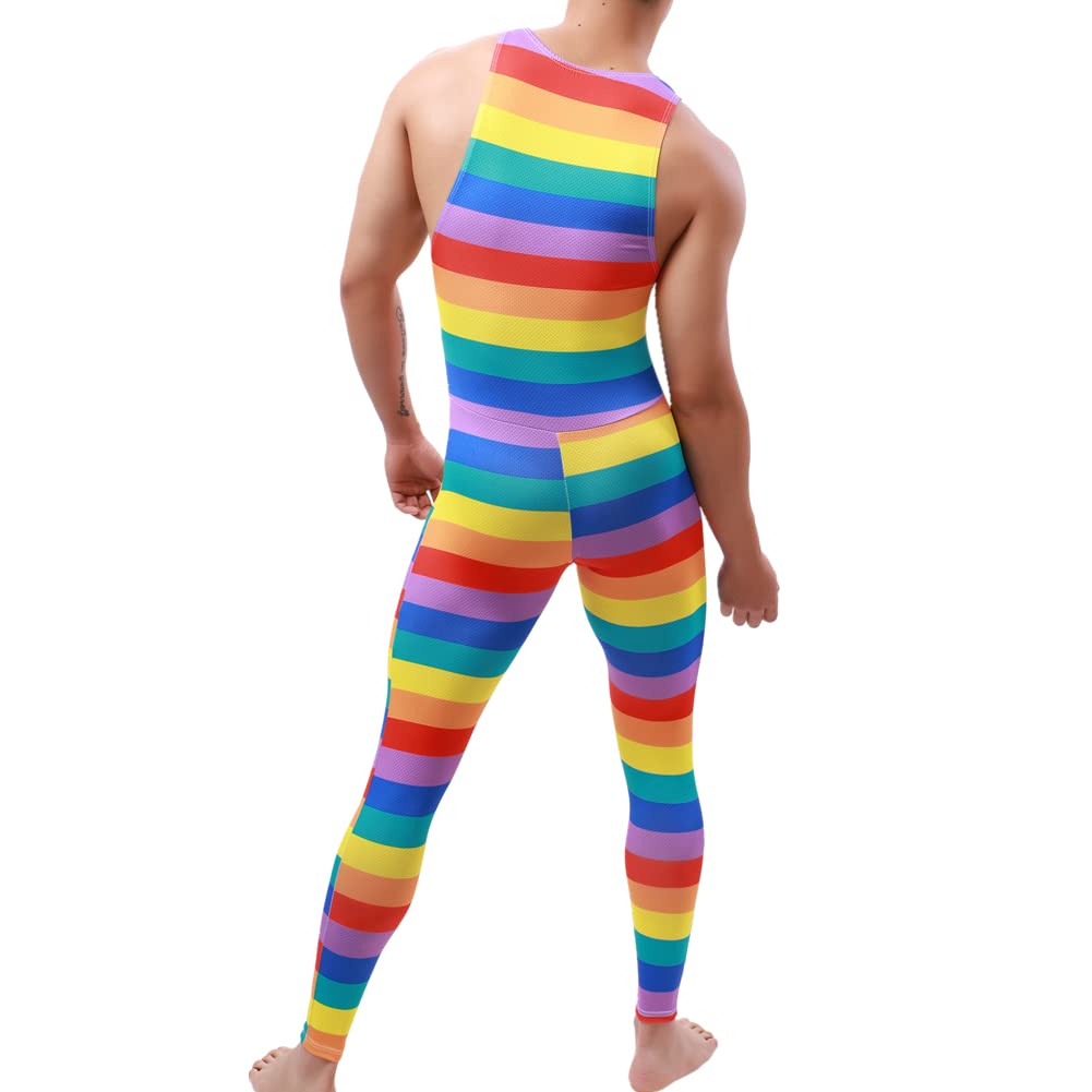 Body da uomo con bretelle, da wrestling o come costume da bagno Sotto maglie sportive