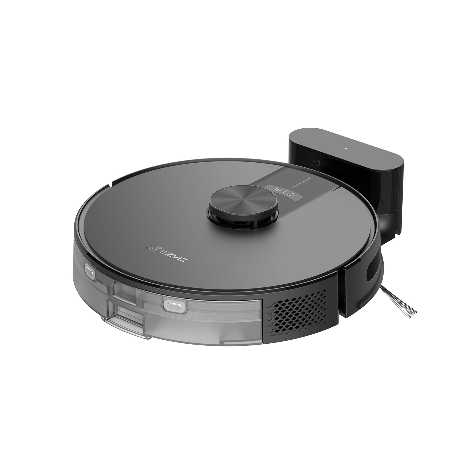 EZVIZ RE4 Robot Aspirapolvere Lavapavimenti, Navigazione LiDAR Rilevamento Ostacoli, Aspirazione 4000Pa, Rilevamento Tappeti/Cadute, Serbatoio Acqua 300 ml, Autonomia 180 min, WiFi/APP/Alexa