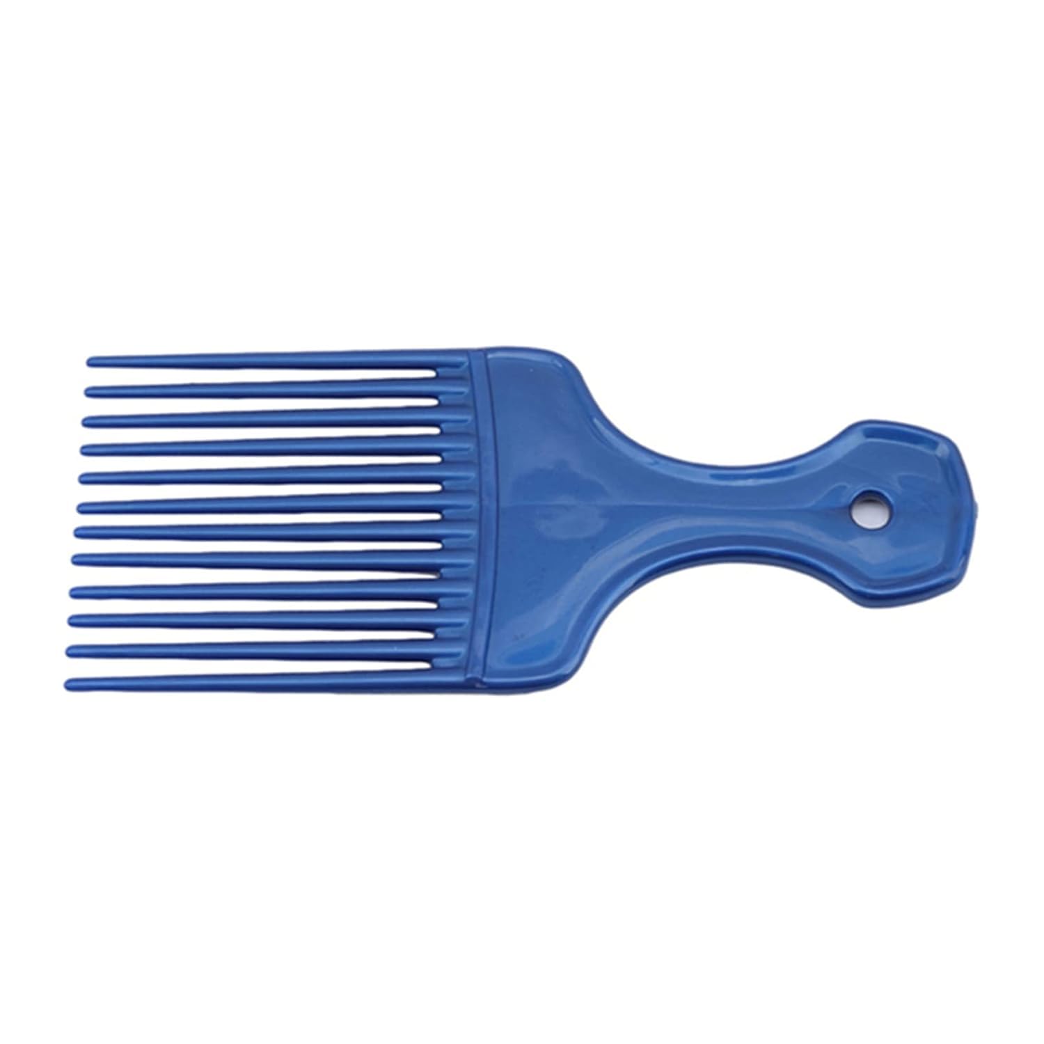 1Pc Blue Salon-Style Hair Pick and Barber Comb - Pick Comb for Curly Hair and Parting Care for Thick Quality Barber Supplies, Styling Tools and Appliances