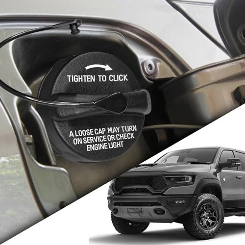 QBOONPT Gas Cap Replaces #52030377AB 5278632AG 52030377AA, Filler Cap Fuel Cap Cover, Automotive Replacement Fuel Tank Caps Compatible with 2003-2006 Wrangler TJ, 2003-2018 Jeep Wrangler JK - Image 6