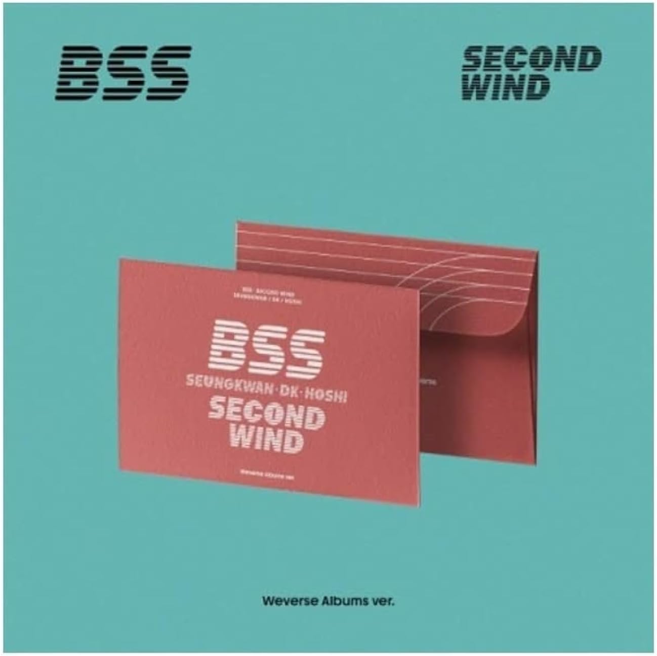 SEVENTEEN BSS Second Wind 1st Single Weverse Platform Album Version Card holder+QR card+Selfie photocard+User guide+Tracking