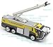Ailejia Airport Fire Trucks for Boys, Fire Engine Toys Diecast Fire Truck Engine Pullback Friction Toy Engineering Vehicle fire Truck Model (red)