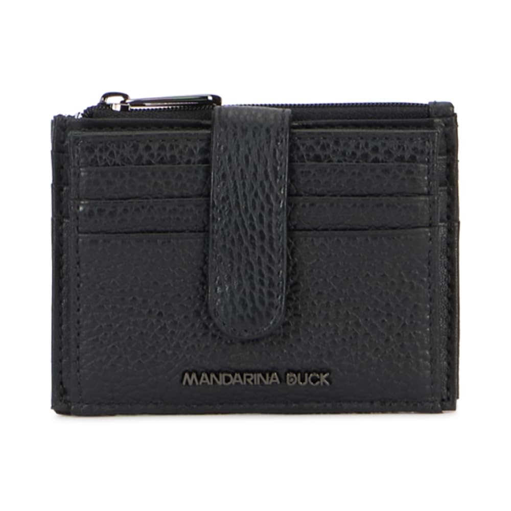 Mandarina Duck Mellow Leather Wallet, Women's Travel Accessories, One Size, Black, One Size