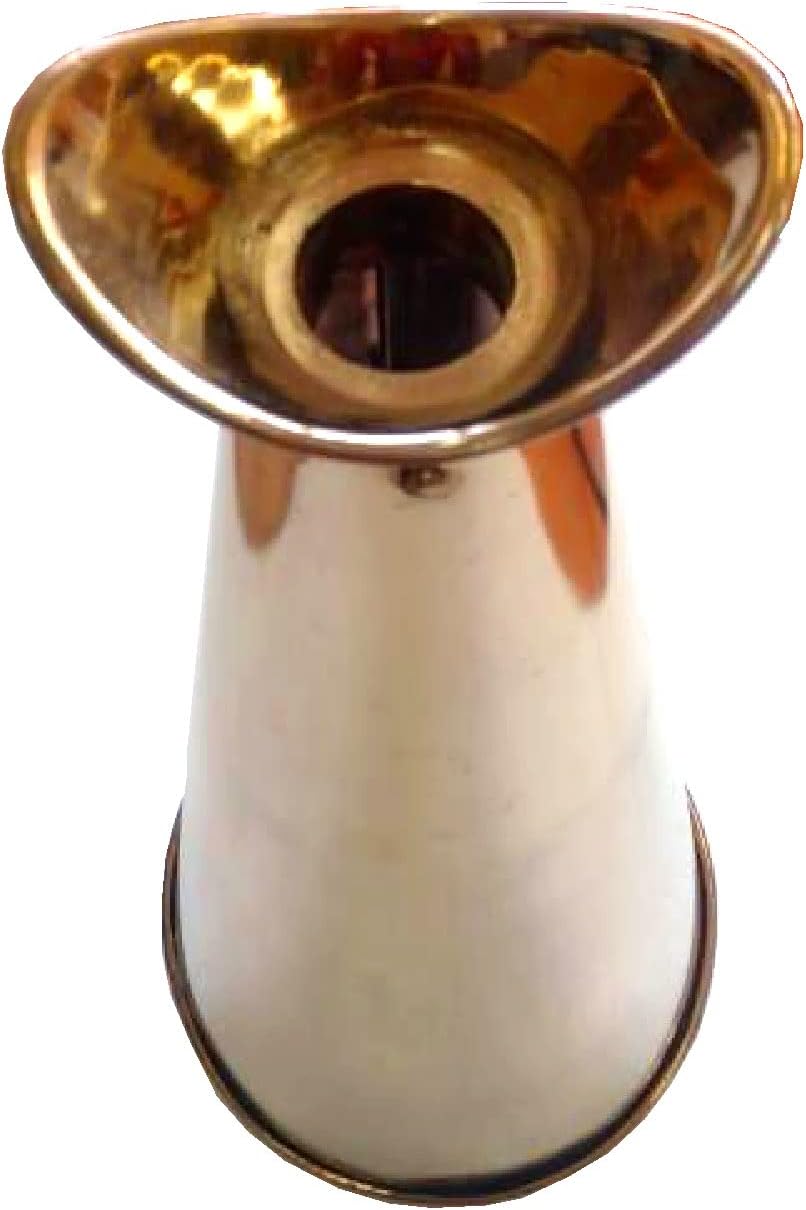 Large 18-Inch Vintage Ship's Handheld Megaphone Loudpeaker in Full Brass. Excellent Condition. …
