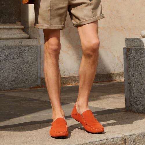 Image of Go Tour Handmade Mens Casual Loafers Moccasins Slip On Driving Shoes