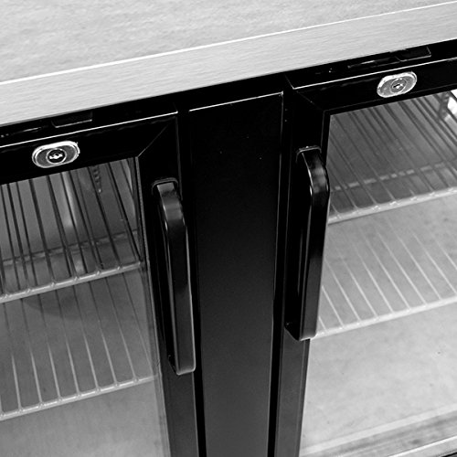 SABA 69" Two Glass Door Back Bar Cooler on Fridge.com - View 3