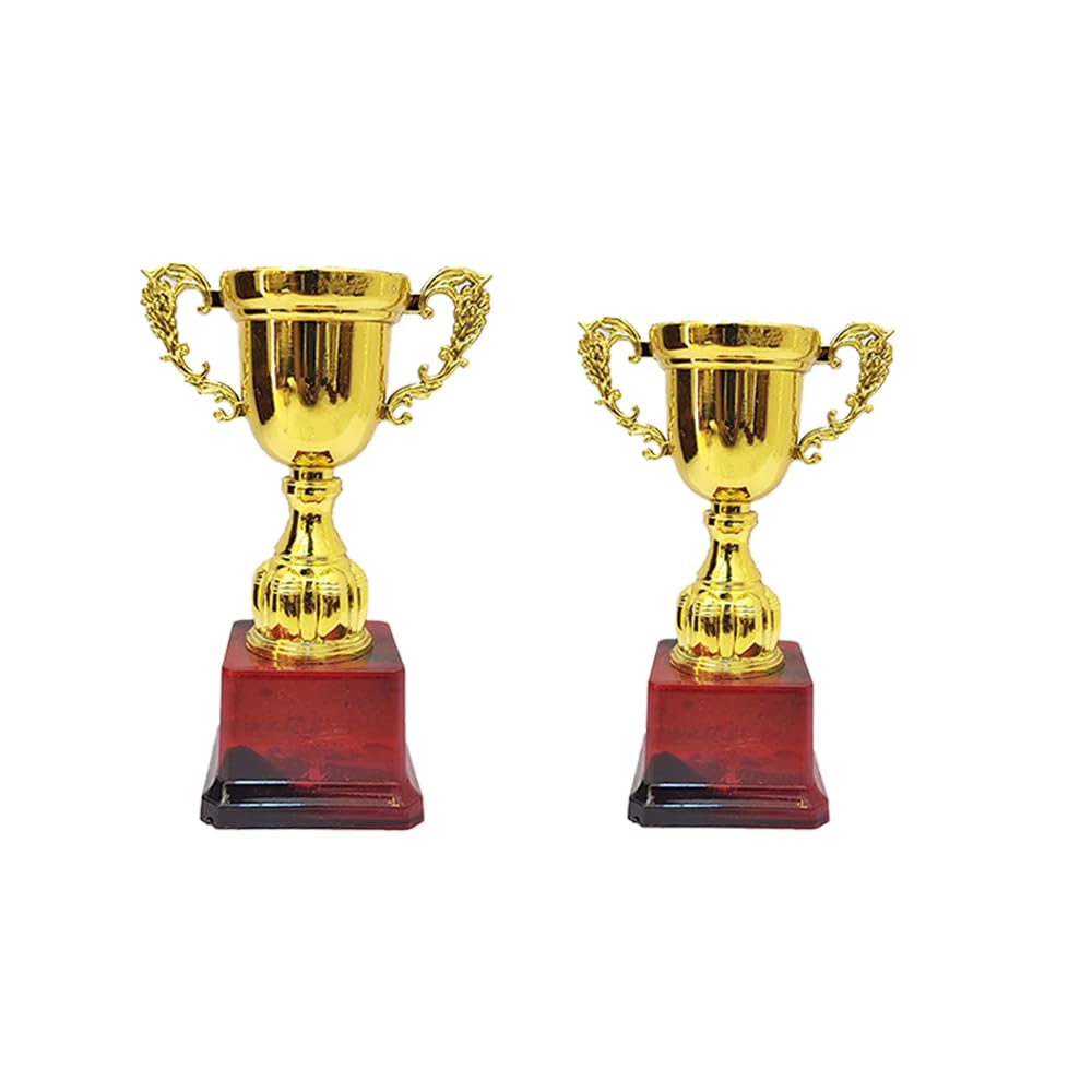 Bareeze Pure Trophy for Winner Gold Premium Trophy Cup for Sports, Events, Ceremonies, Pack of 2 (Size- 8 inch and 7 inch)-picture-11