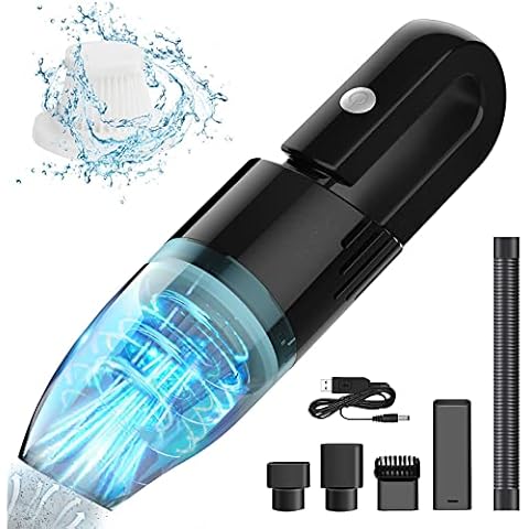 Handheld Vacuum Cleaner Cordless, Mini Portable Car Vacuum Cleaner, 4000mAh USB Rechargeable Strong Powerful Suction, Lightweight Dry Hand Vacuum Cleaner for Home Office Pet hair and Car Cleaning Cover