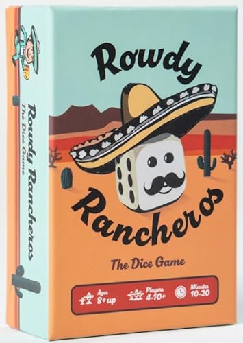 Rowdy Rancheros – Hilarious Wild West Dice Party Set |