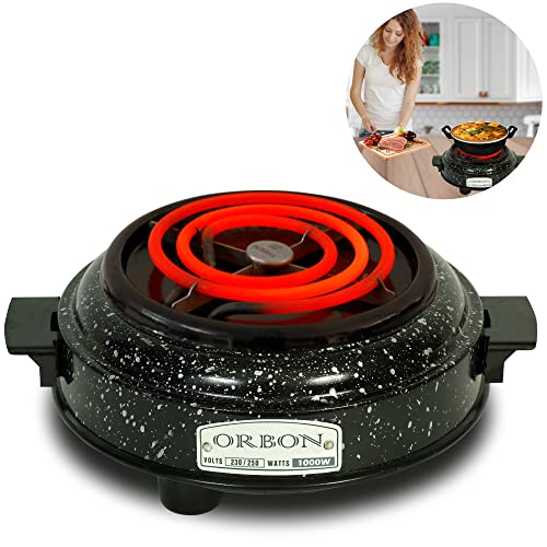 ORBON Round 1000 Watts Electric Coil Cooking Stove Hookah Coal Burner