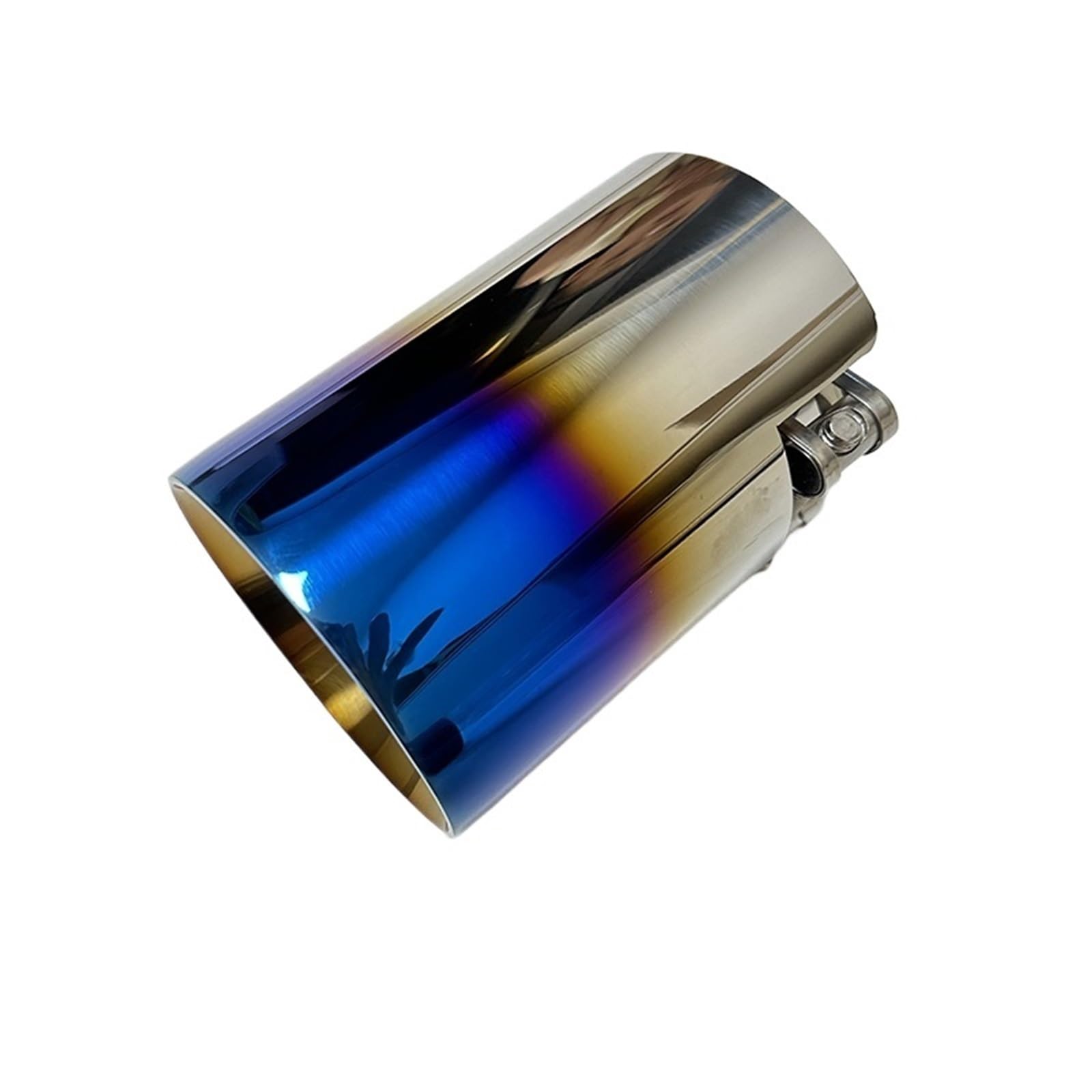 Wyloty wydechowej samochodu Auto Tłumik wydecho Części samochodowe Rura wydechowa ogon ogonowy Bill stal nierdzewna pasuje do M2 M3 M4 M5 M6 BMW F87(Blue 67mm-89mm)