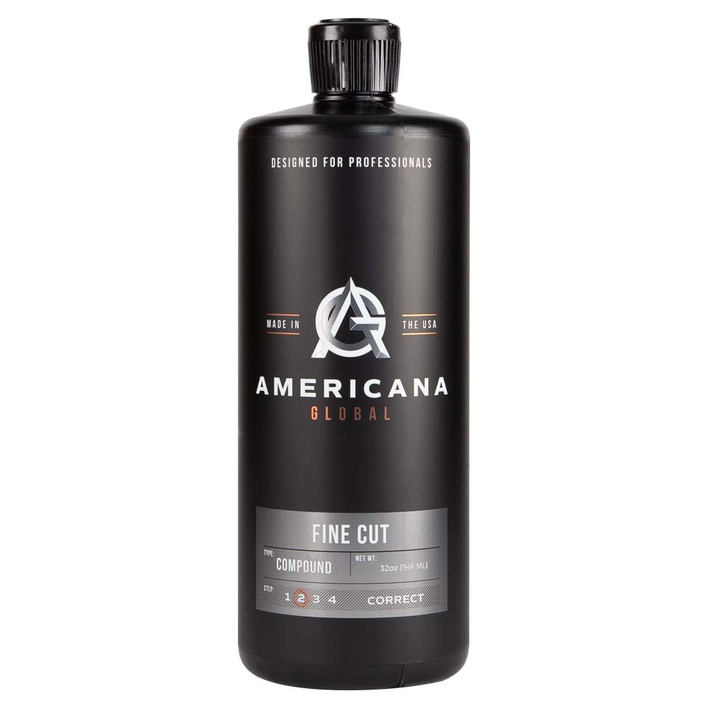 Americana Global Elite Series Fine Cut Polish - Nano Alumina Abrasive Technology - Finishing Polish for Final Paint Correction (32 oz)