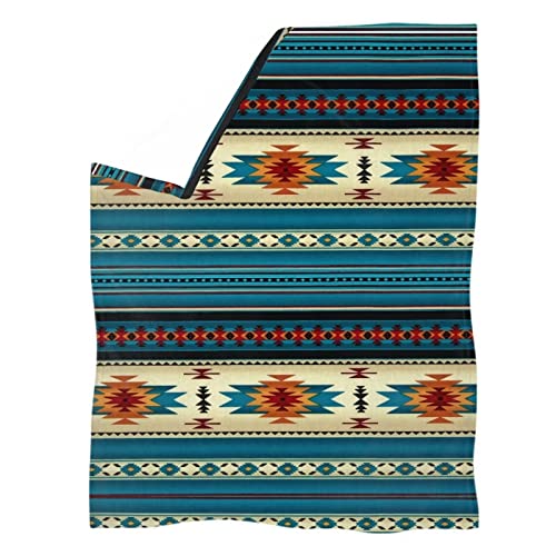 Disnimo Southwestern Aztec Throw Blanket Soft Cozy Blanket Lightweight Flannel Blankets For Couch Bed Living Room Adults Kids Teens Gifts All Season 51.2''X59.1'' #TOP1