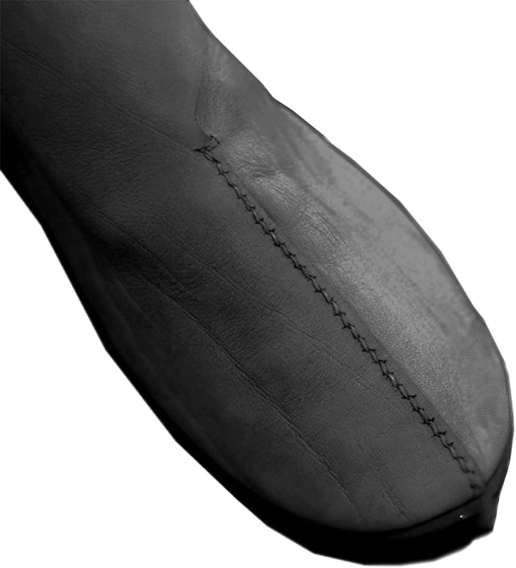 Botas de Hombre Medieval renacentista Zapatos de Príncipe Caballero Botas Retro PU Botas Cortas Zapatos Planos Personajes Accesorios de Ropa Pirata, Negro, 43