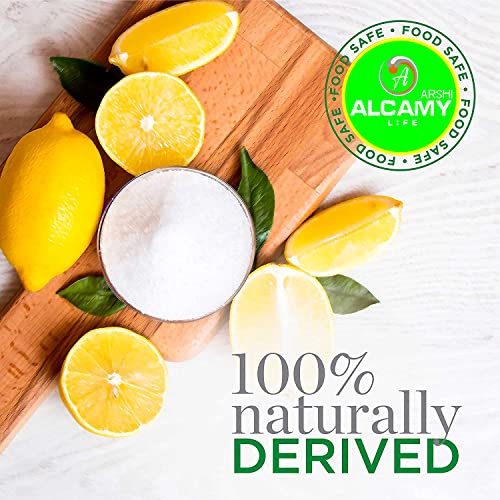 Image of AAAL 100% Pure Citric Acid Crystals 1Kg | Nimbu Sat (Food Grade) | Multiple Purpose Uses For Home and Kitchen | 1 KG