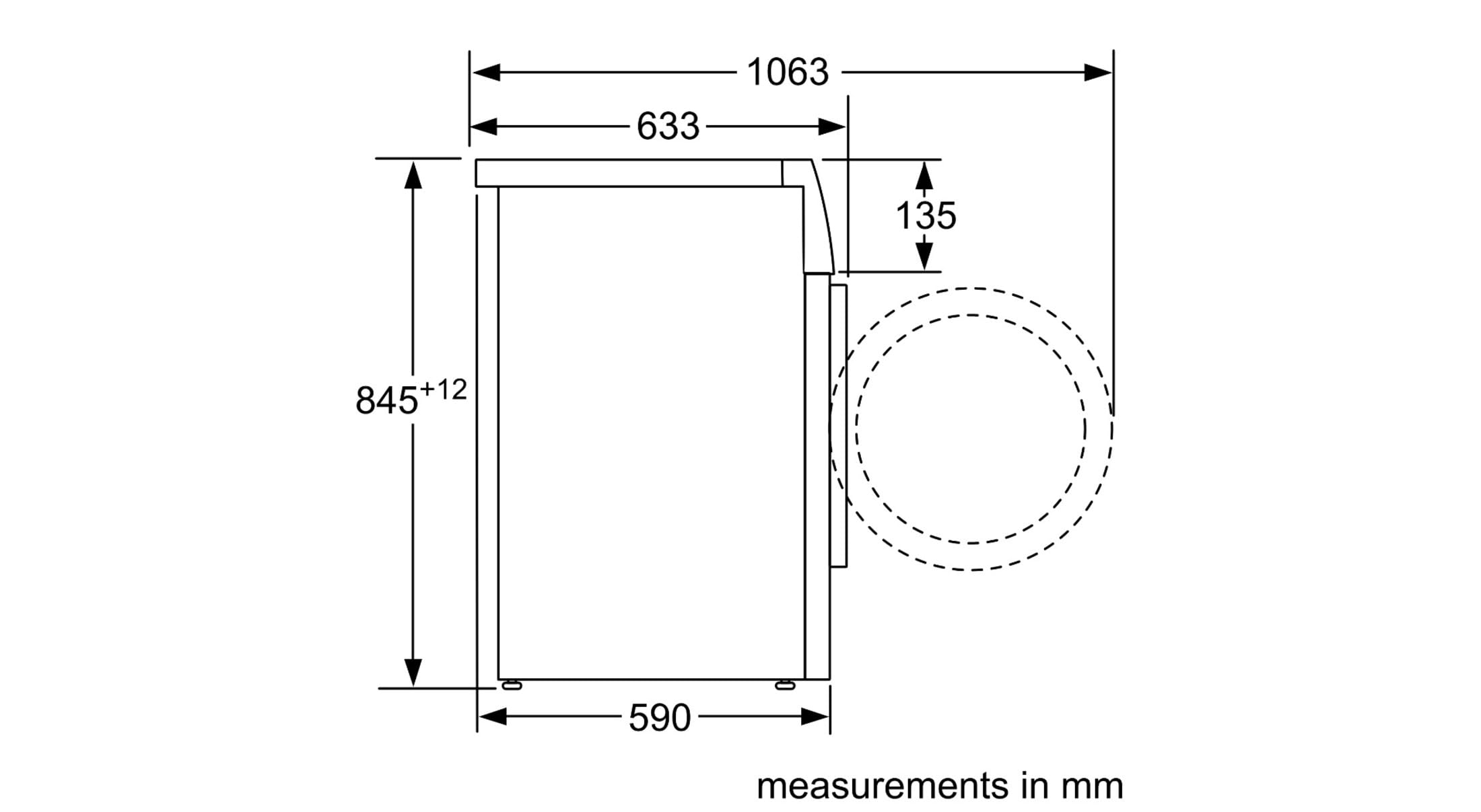 Siemens - Lavadora de carga frontal iQ300, 8 kg, 1200 r.p.m, smartFinish, Tambor waveDrum, Motor iQdrive, Blanco, WM12N265ES