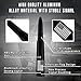 Truck Car Bullet Antenna with Valve Stem Caps,America Flag Desgin,Mast for GM Chevy Silverado 1500 2500 3500 Ford F150 F250 F350 Denali Pickup Truck Accessories (Black)-Car wash Safe