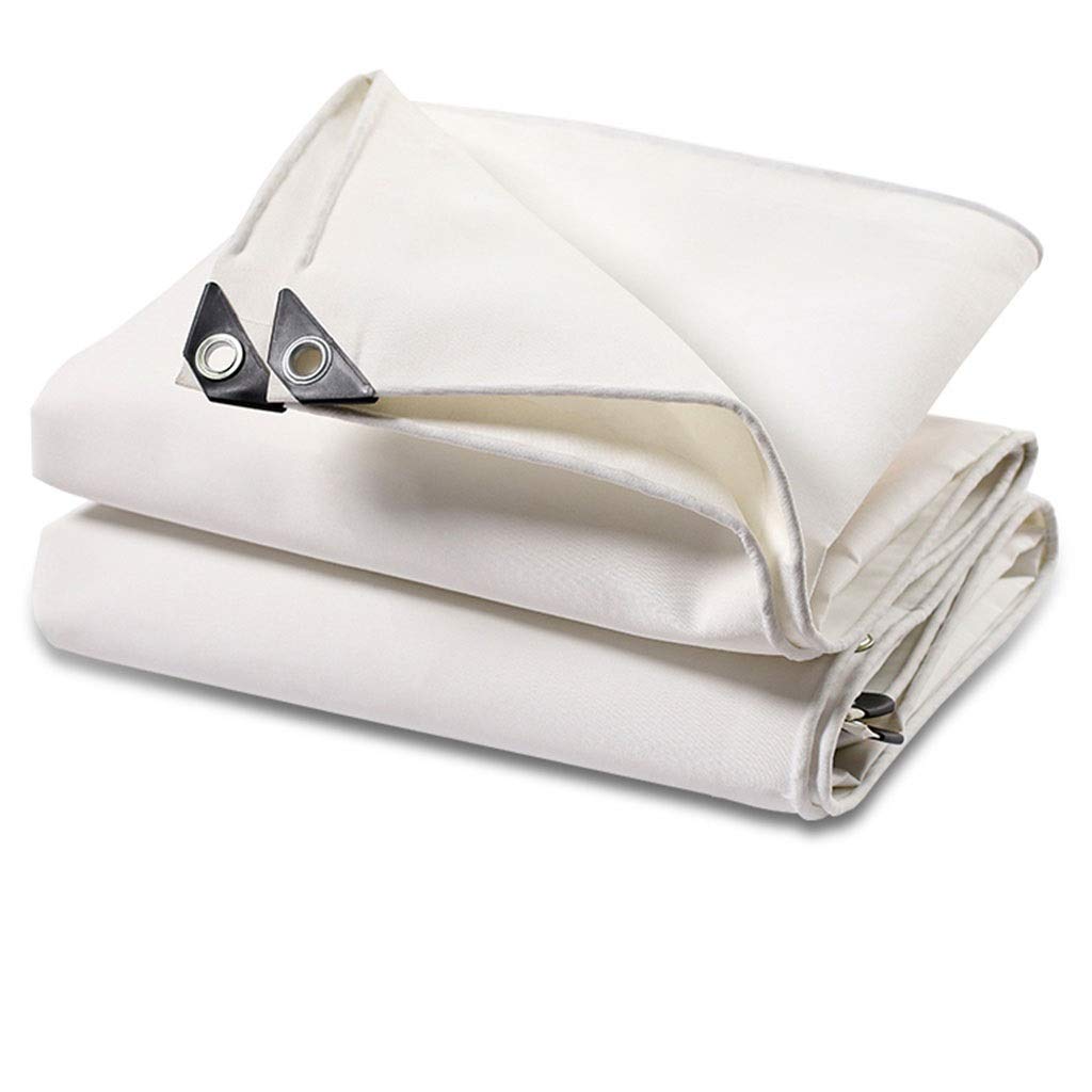RajoNN Tienda de campaña Lona de Lona Blanca antienvejecimiento, Gruesa, Resistente al Desgaste, Protector Solar para la Lluvia, Tela para Tienda de campaña, Tela para Lluvia, Tela para toldo al Aire