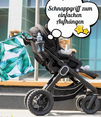 TRASUN Wetbag Kindergarten Nasstasche Windel Taschen Schwimmsachen Nassbeutel Nasse und Trocken Wickeltasche 2er Wasserdicht Waschbar… – Ansicht 5