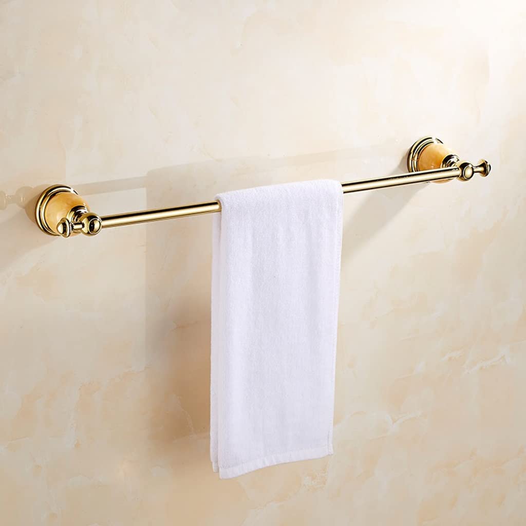 Porte-serviettes doré en jade véritable style européen luxe