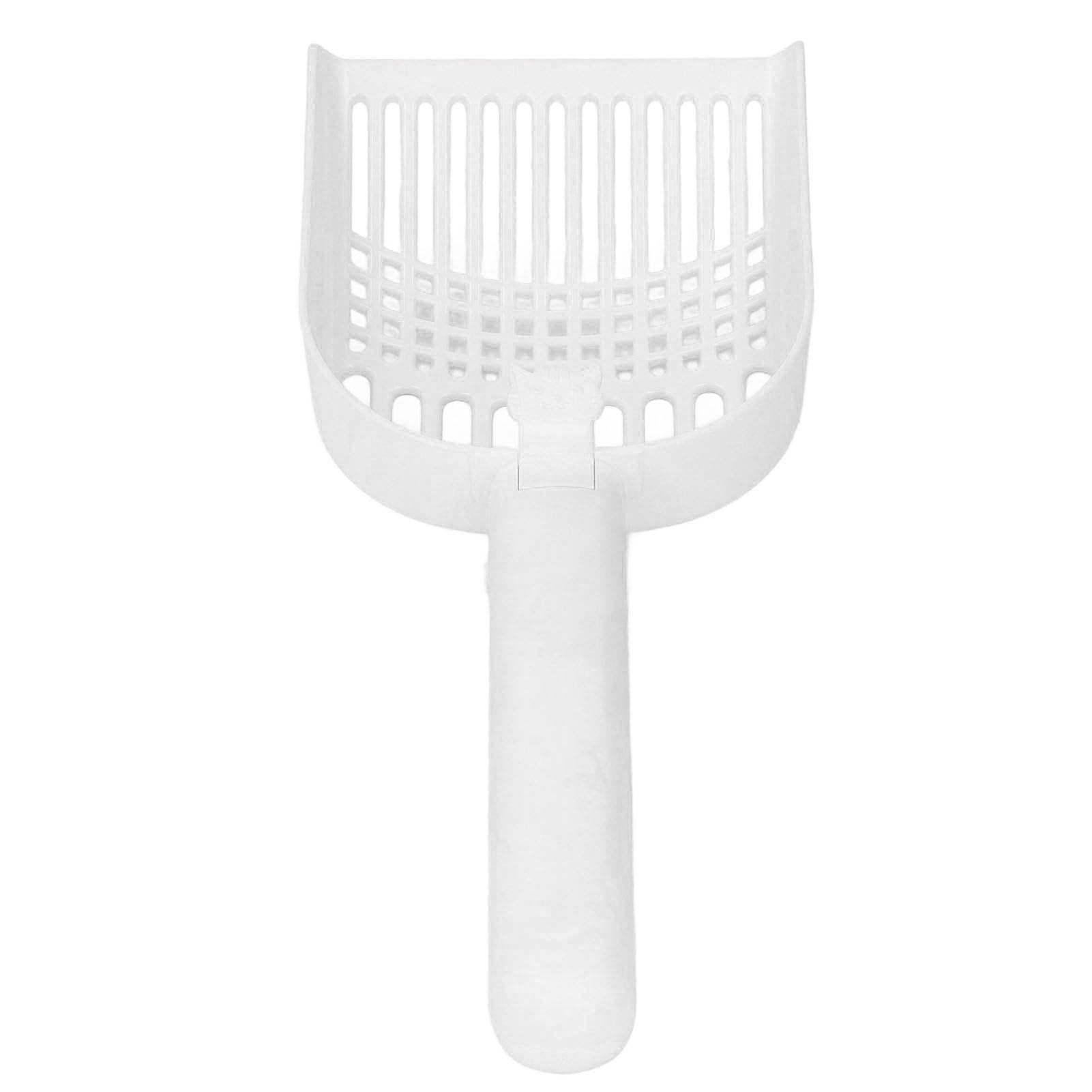 BTSEURY Electric Cat Litter Scoop, Strong Vibrating Rechargeable Cordless Vibrating Litter Scooper, Quiet Operating Portable Cat Litter Scooper for Home (White)
