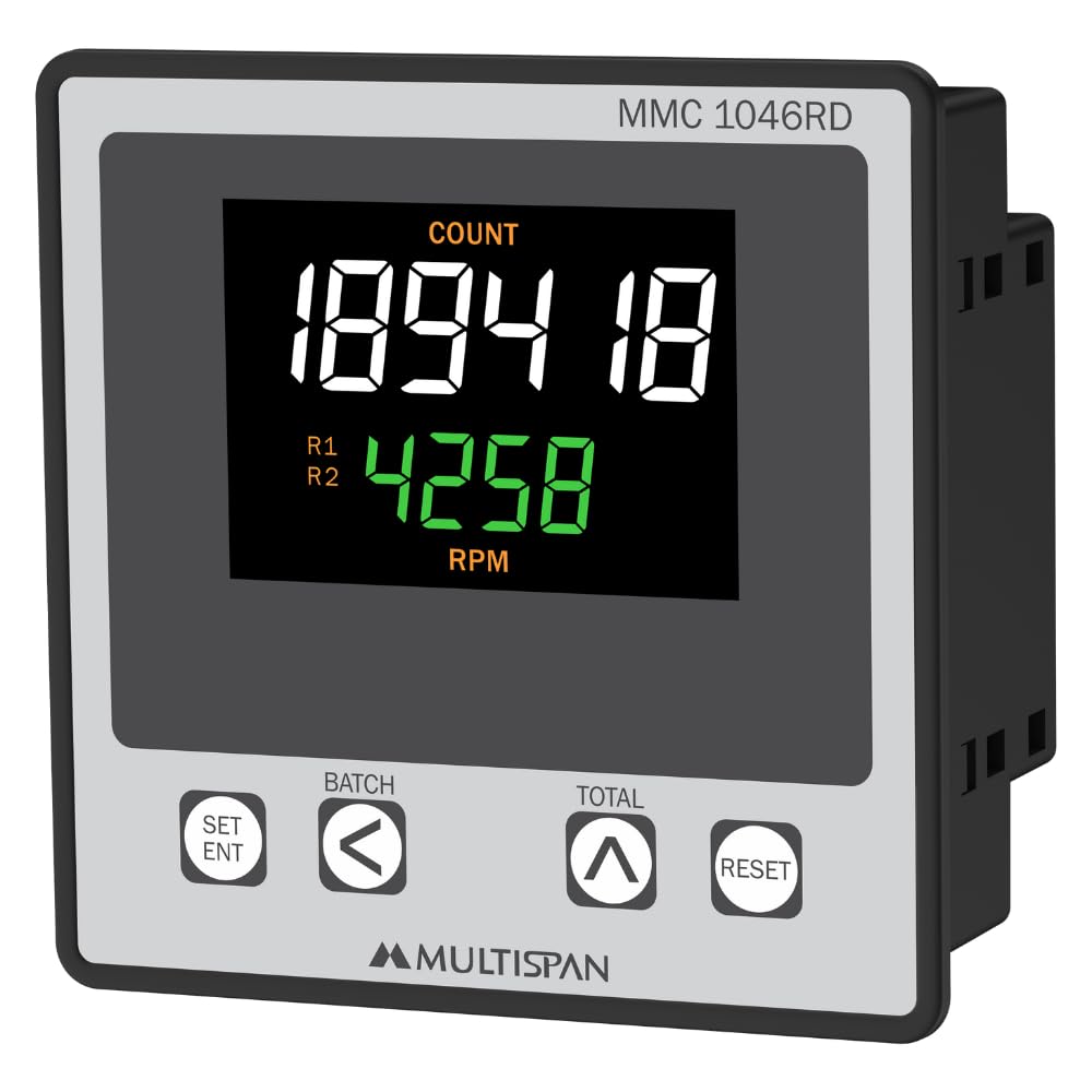 Multispan MMC-1046RD Digital Programmable Counter + RPM 96 x 96 x 43 (B0CYQ3BR51) Amazon Price History, Amazon Price Tracker