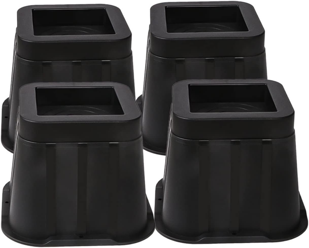 Ymeibe Bed Risers Furniture Raisers 4 Inch Heavy Duty