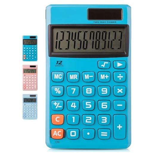 Mr. Pen- Standard Function Calculator, 12 Digits, Small Calculator, Solar Calculator, Pocket Calculator, Simple Calculator, Basic Office Calculators, Solar Handheld Calculator, Standard Calculator