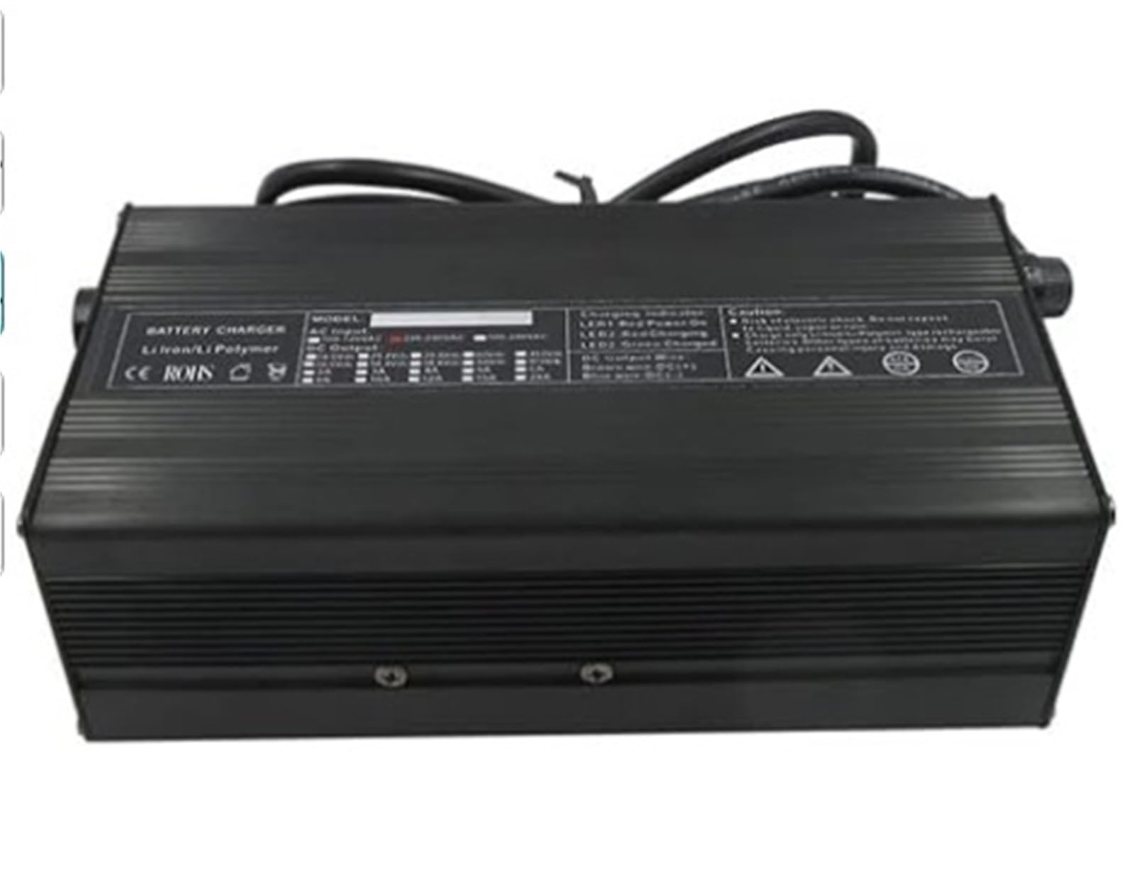 Ładowarka 24V 10a do akumulatora ołowiowego 10ah do 100ah 24V, akumulator elektryczny do wózka inwalidzkiego, inteligentny wentylator z wysokiej jakości stopu aluminium (kolor: 3P GX-16, rozmiar : 4)