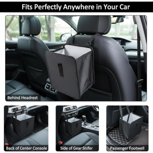 Papelera coche impermeable Citroen C4 SpaceTourer plegable 4