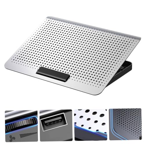 Base Ajustable para Laptop con Ventilador y Altura Regulable miniatura 3