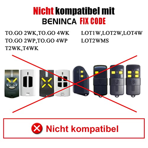 YuliSpy 433MHz Rolling Code remote control compatible with TO GO 2WV 4WV 2VA 4VA Handheld transmitter (1 Pack) - Image 3