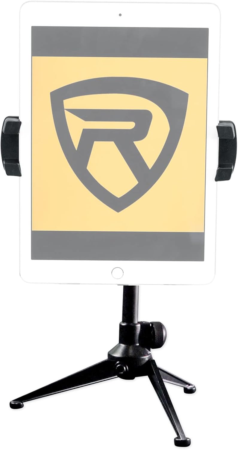 Rockville Smartphone Tablet Tripod Table Stand For Zoom Live Stream Conference