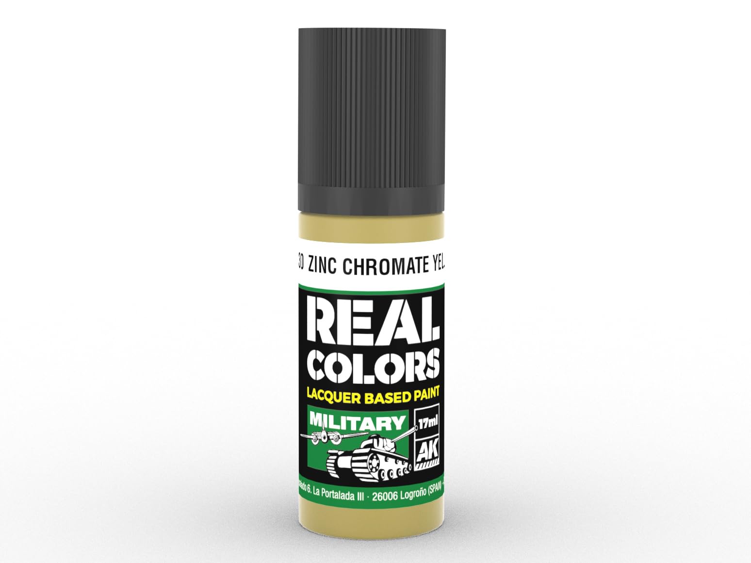 Ak Interactive Yellow Ak Real Colors Rc930 Zinc Chromate (17Ml) (Old Rc263)