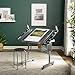 SD Studio Designs Studio Designs 2 Piece Vision Modern Metal Hobby, Craft, Drawing, Drafting Table, Mobile Desk with 40.75