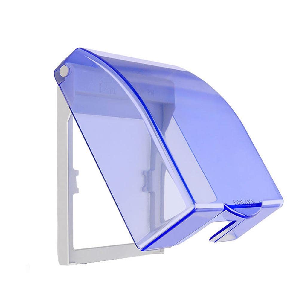 Switch Waterproof Box Socket Protector Waterproof Plug Protector Covers Socket Switch Cover Socket Protective Cover Case for Bathroom Wall