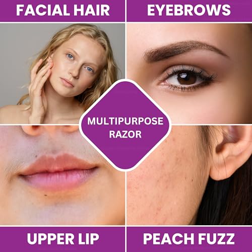 Dermaplaning Blades for Face | Facial Razors for Women | Hair Remover for Peach Fuzz & Exfoliation | Face Razors for Women Dermaplaning | Smooth Skin & Hair Removal Tool - Image 5