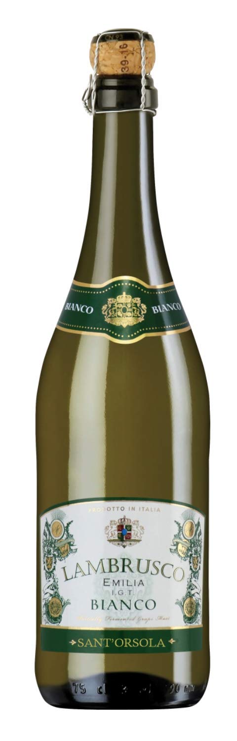 Sant'Orsola Lambrusco Emilia IGT Sparkling White Wine - 6X750 ml