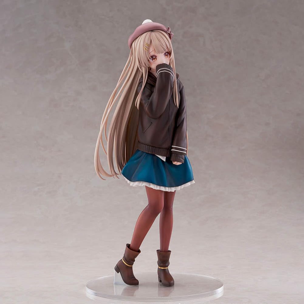 DEXSHUN Shiina Mahiru figurka anime, Kawaii, manga, Shiina Mahiru, styl jesiennego ubrania, model PCW, urocza statuetka anime, kolekcja, dekoracja na biurko, ornament dla fanów 30 cm